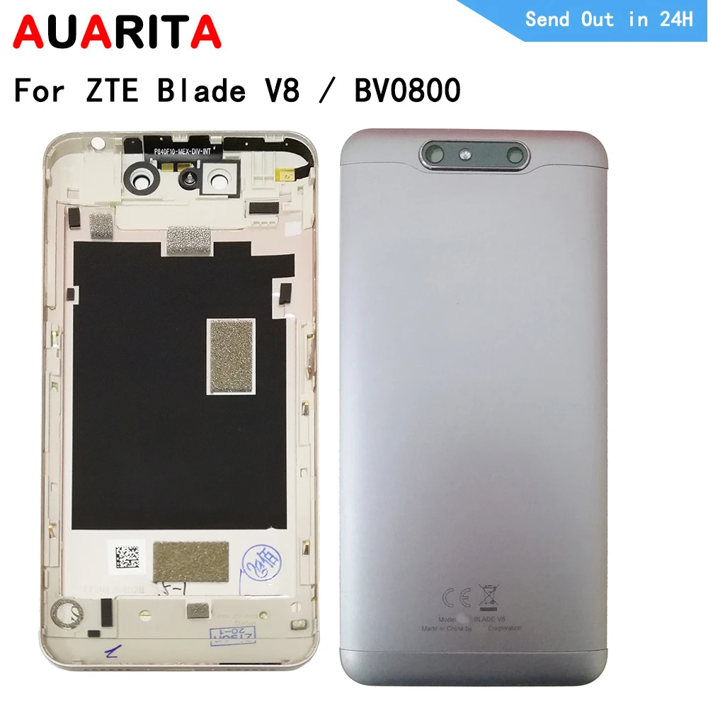 

Back Door Housing For ZTE Blade V8 BV0800 Back Housing + Adhesive Panel Plate Battery Cover Shell for ZTE Blade V8 BV0800