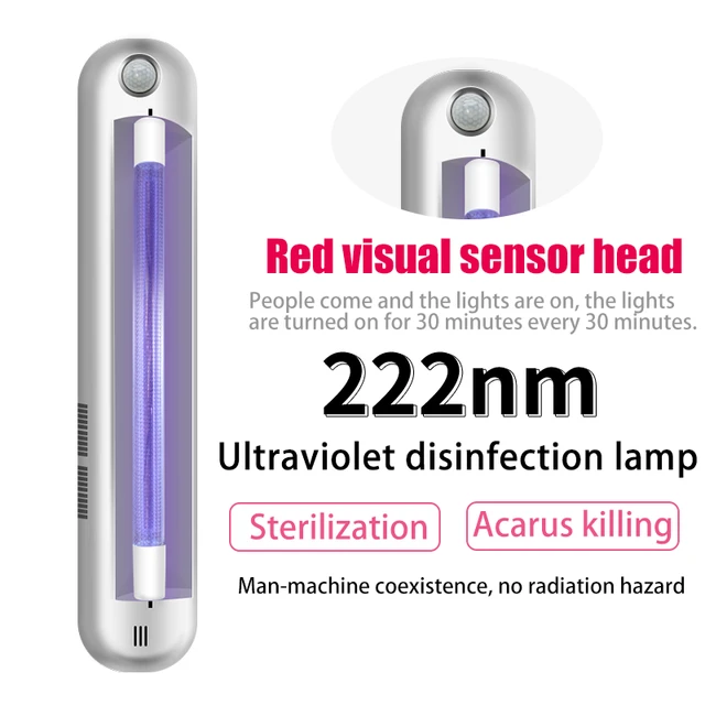 Hot Sale 20W 222nm Far UVC Light UV Sterilization Lamp Excimer