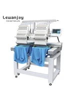 Two Head Computerized Embroidery Machine for Cap Tshirt Hat Embroider