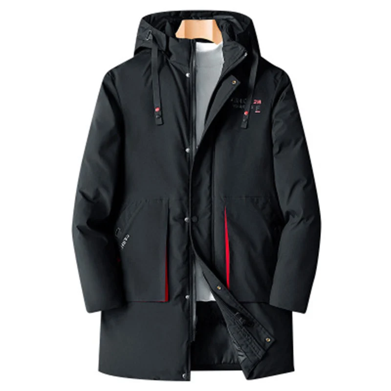 Plus Size 6XL 7XL 8XL Winter Parka Men's Solid Jacket Thick Warm Coat Long Hooded Jacket Windproof Padded Coat Fashion Men 2020 Plus Size 6XL 7XL 8XL Winter Parka Men's Solid Jacket Thick Warm Coat Long Hooded Jacket Windproof Padded Coat Fashion Men 2020