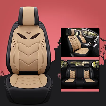 Beige Standard Передняя+ задняя) Специальные кожаные автомобильные чехлы для сидений Lexus ct200h gs300 gx 470 is 250 is200 lx 470 lx 570 lx470 lx570 nx300h - Название цвета: Beige Standard