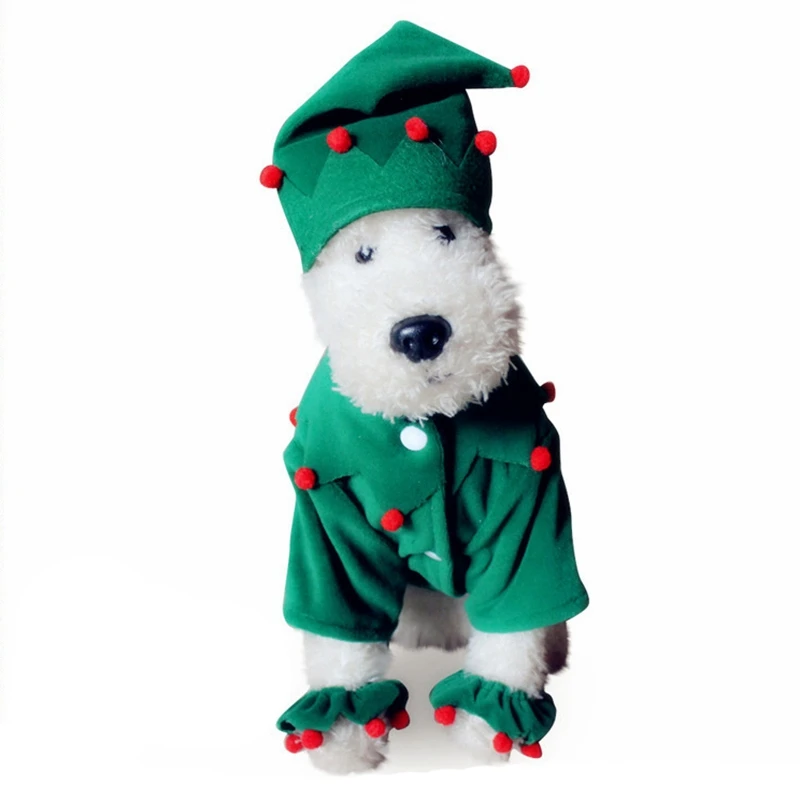 SZS Горячее предложение для комнатных собак одежда Рождественский костюм милая одежда с героями мультфильмов для маленьких Одежда для собак костюм платье Рождественская Одежда для собак Китти