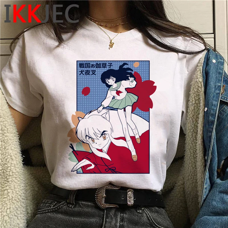 feudal demon inuyasha t shirt tshirt female white t shirt japanese 2021 clothes harajuku kawaii harajuku funny t shirts