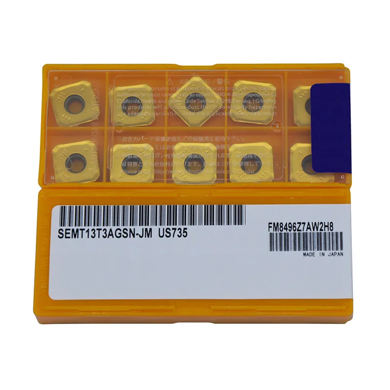10pcs/pack SEMT13T3AGSN-JM US735 CNC Carbide Inserts Machine Cutting Tools | Инструменты