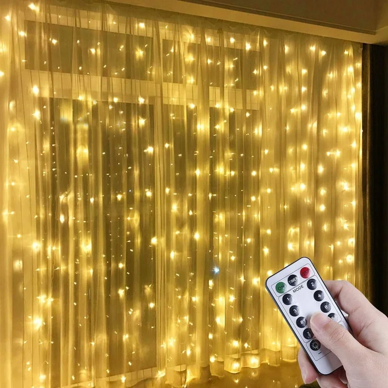 Remote Led String Lights Curtain Usb Battery Fairy Lights Garland Led Wedding Pa Remote Led String Lights Curtain Usb Battery Fairy Lights Garland Led Wedding Pa