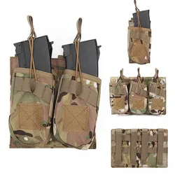 Bolsa táctica Molle para Rifle, paquete de almacenamiento, soporte de cartucho, accesorio de caza, para AK 47 74