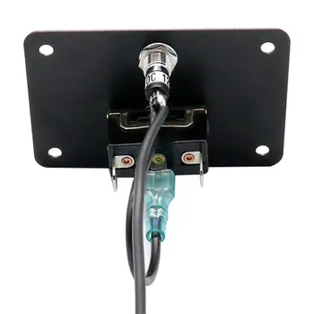 

Professional With LED Light Car Anchor Windlass UP/DOWN Toggle Switch Control Panel with Red Indicator Light for Marine Boat