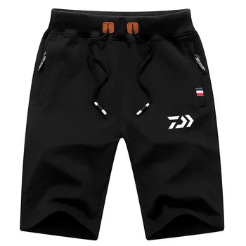 

DAIWA 2020 Black Blue Gray Fishing Shorts Pants Drawstring Outdoor Sprots Pants Summer Breathable Multi Pockets Fishing Pants