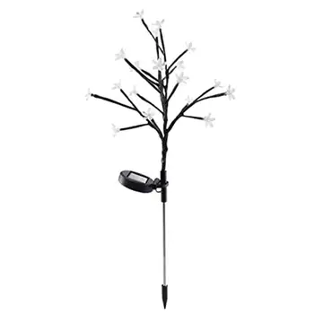 

Solar Sakura Flower Light Water-Proof Energy-Saving Sturdy Anti-Rust Outdoor Branch Lights Festival Garden Lawn Night Light