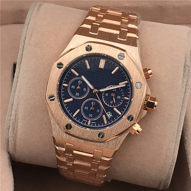 Мужские дизайнерские часы женские модные Royal Oak для отдыха ремешок из нержавеющей