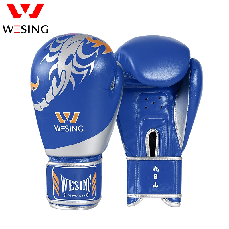 Wesing Boxing Gloves New  Boxing Mitts Muay Thai Gloves Guantes De Boxeo Kickboxing Sanda Training Gloves 4