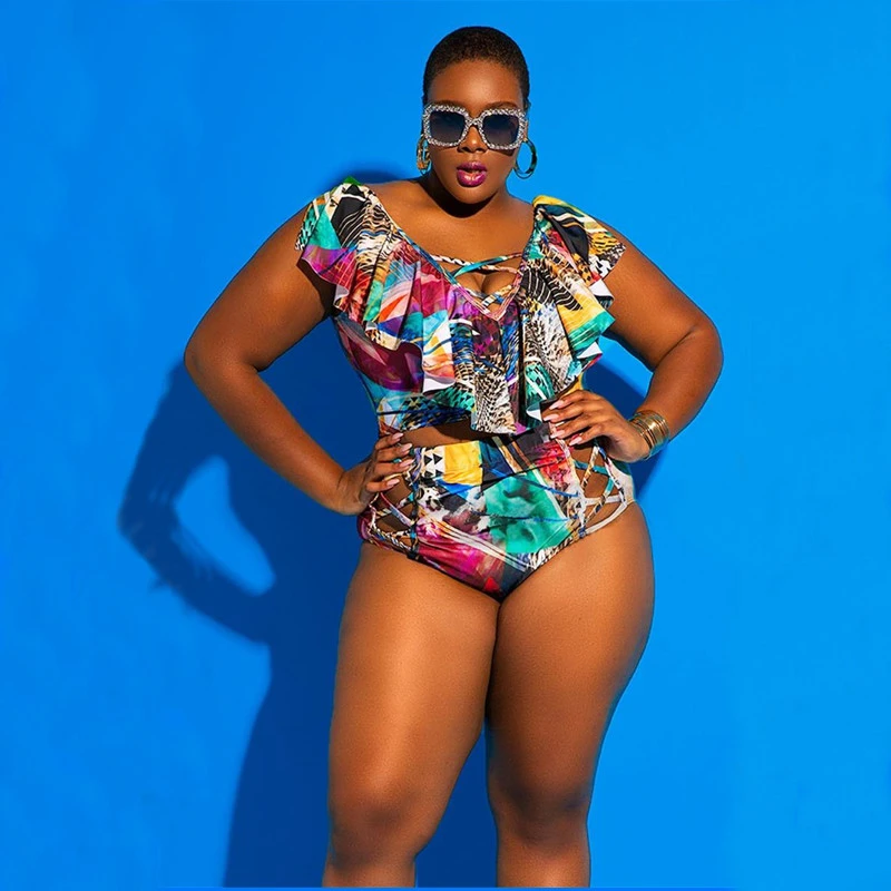 plus size african swimwear