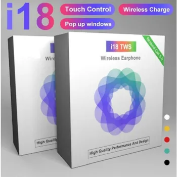 

i18 TWS 5.0 Wireless Earphones Bluetooth Earphone Touch Control stereo Earpiece For All Smart Phone PK i10 i11 i12 i20 i14 i7