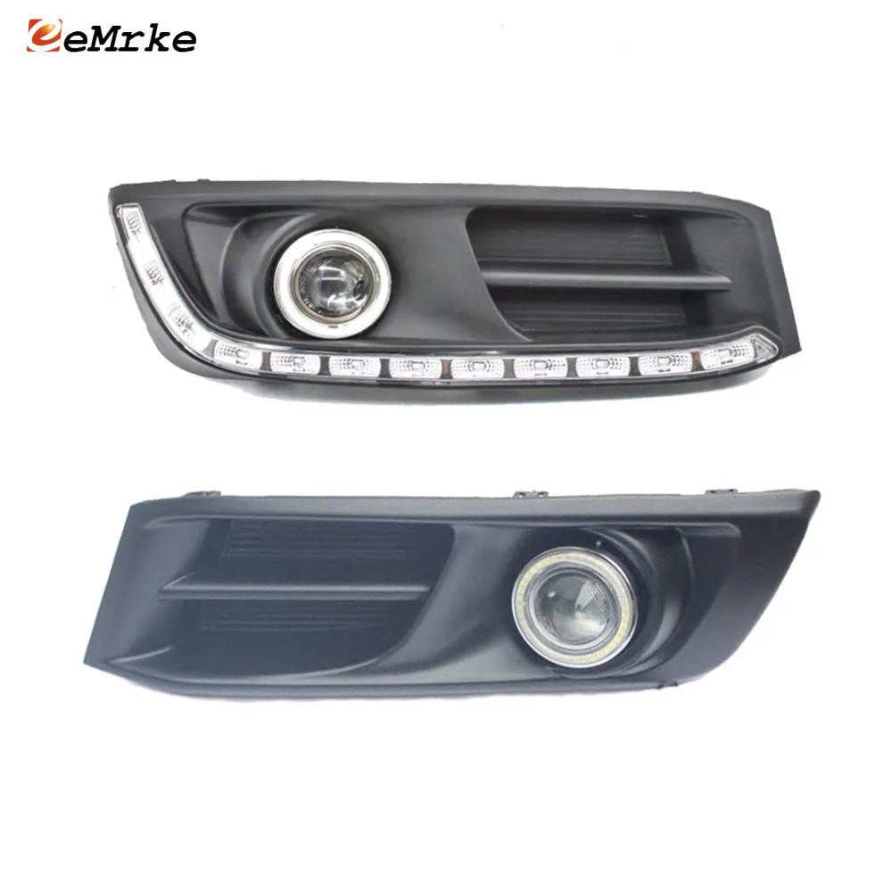eeMrke LED Angel Eyes For Honda Odyssey 2015 2016 Halogen Fog Lights