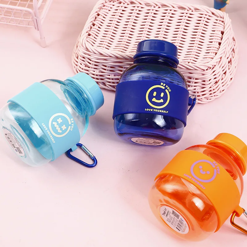 Water bottle cool creative mini plastic water cup portable outdoor sports small capacity and light modern simple cute cup 5