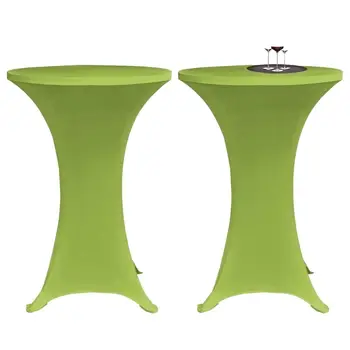 

Vidaxl stretch table cover 2 PCs 70 cm Green