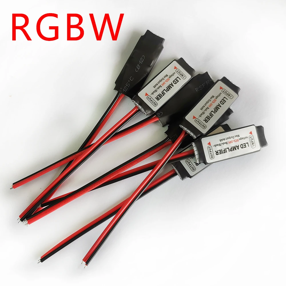 Новый DC 5 24V Мини светодиодный Усилитель RGBW 4A X 4 канала ультра тонкий Портативный