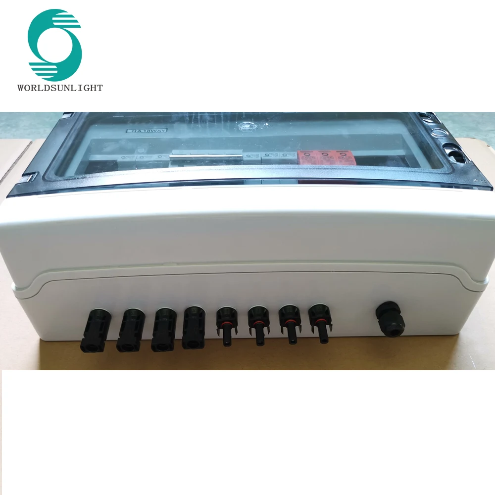 Солнечный PV комбинированный корпус с 3 входами постоянного тока 1000 В 1 выход