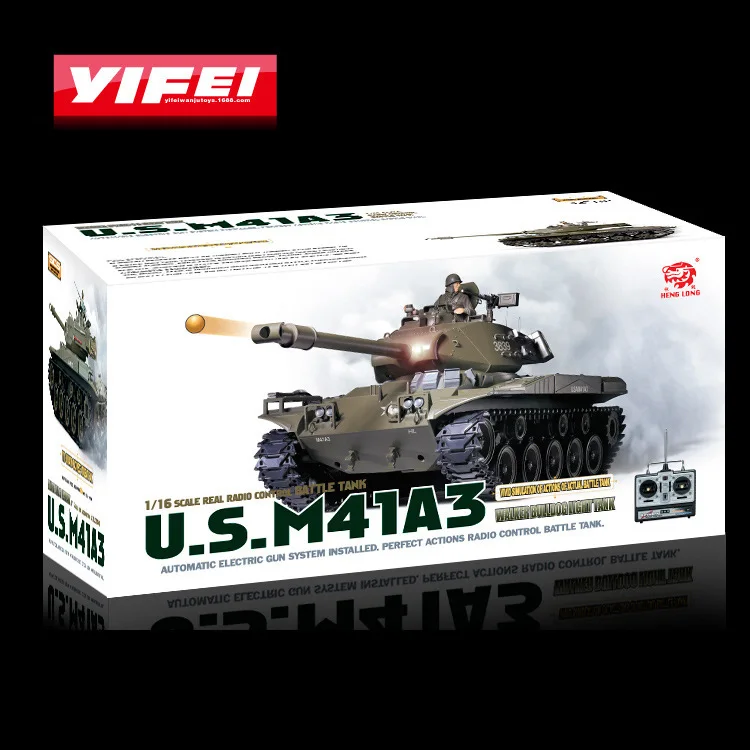 

HL 3839 Large Shells Hit Smoke Charging Model Metal Version of Remote Control Tank Battle Military Model Toy