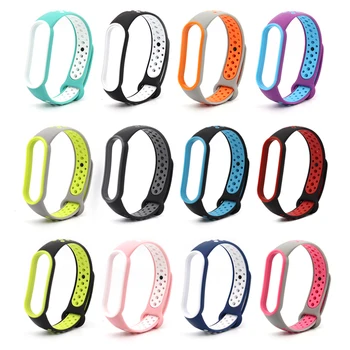 

Sport Soft TPU Wrist Strap for Xiaomi Band 5 Silicone Watch Strap for Xiaomi Mi Band 5 Colorful Watch Bands Case Frame Men Women