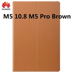 Premium Leather Smart View Kickstand Flip Case - Official Original Tablet Cover (M5(Pro) 10.8 --Brown)