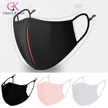 

1 Pcs Fashion Black Prevent Dust Haze PM2.5 Breathable Mouth Masks Reusable Masks Cotton UnisexMouth-muffle