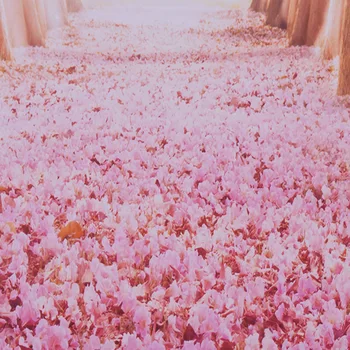 

Andoer 1.5 * 2.1m Photography Backdrop Background Digital Romantic Flower Tree Road Pattern Printed for Studio Photography