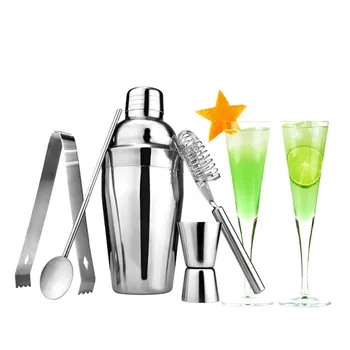 

VOGVIGO 1Pcs Stainless Steel 550ML Bartending Tools Cocktail Shaker Bar Tool Set