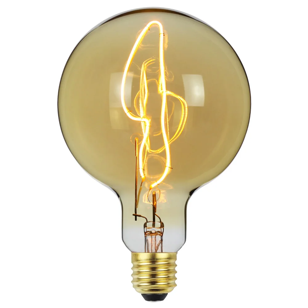 TIANFAN Edison ЛАМПЫ G125 гигантская лампа Светодиодная в форме шара-глобуса винтажная нить 4 Вт декоративная подвесная настольная лампа лампочка - Испускаемый цвет: Knife