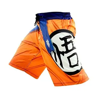 

The Saiyan Mens MMA Fight Shorts Orange