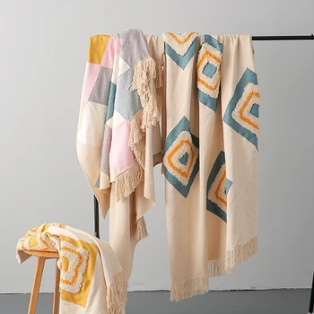 

Morroccan Style Throws Blankets for Sofa Cover Chair Cover Bed cover Home Decoration Tasperty Diamond 142x192cm/142x220cm