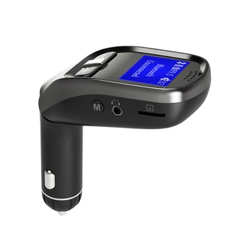 

Car Bluetooth Fm Transmitter Mp3 Player Hands-Free Wireless Kit Usb Charging Interface Support Tf Card Usb Flash Driver