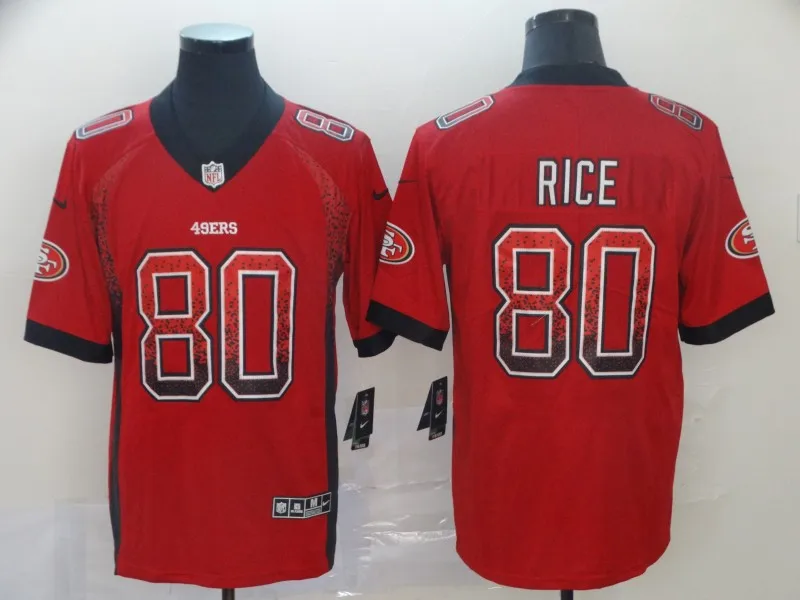 Men Быстрая Сан-Франсиско Высокое качество Мужские 49ers Jerry Rice Джерси - Цвет: Men