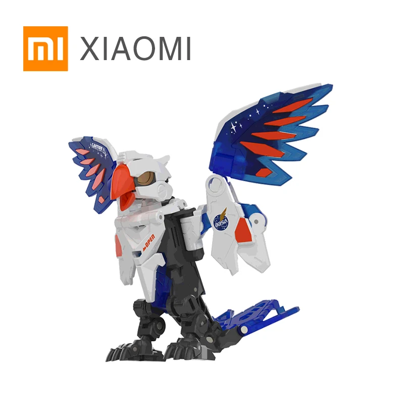 XIAOMI MIJIA 52TOYS Universal series Plan Parrot animal model Toy action figure Deform Robot 5cm Cube Children's Gift | Игрушки и