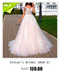 Vivian's Bridal Новое богемное пышное свадебное платье сексуальное иллюзионное с длинным рукавом-фонариком кружевное с аппликацией Часовня Поезд свадебное платье