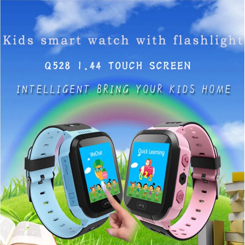 Good Chance for  1.44" Touch Screen SOS Smart Watch Q528 Kids GPS Watch with Camera Flash Light