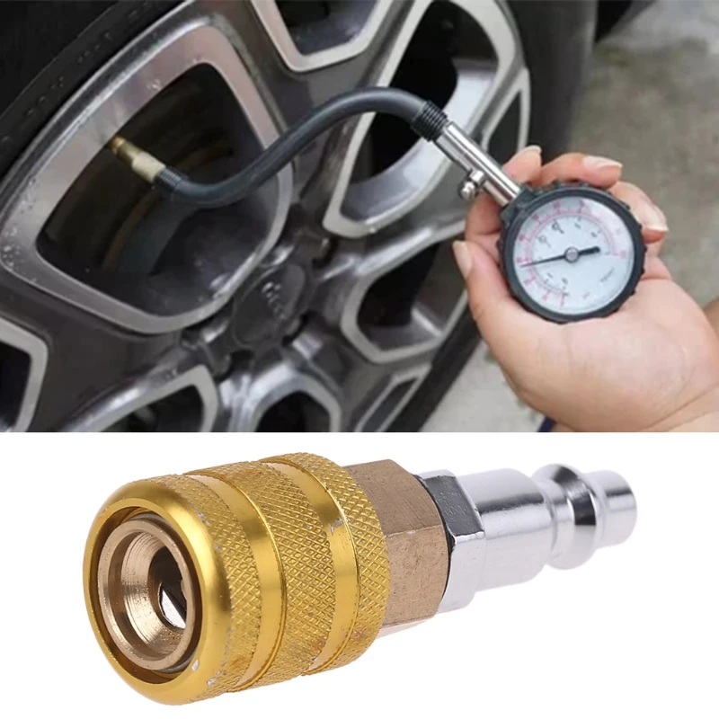 Air Compressor Accessories Stainless Steel Tire Chucks Compatible with Inflators and Pressure Gauges | Инструменты