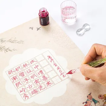 

13pcs Art School Crystal Starry Sky Sign Style Writing Drawing Stationery Supplies Glass Dipped Pen Ink Set Artisit Fountain