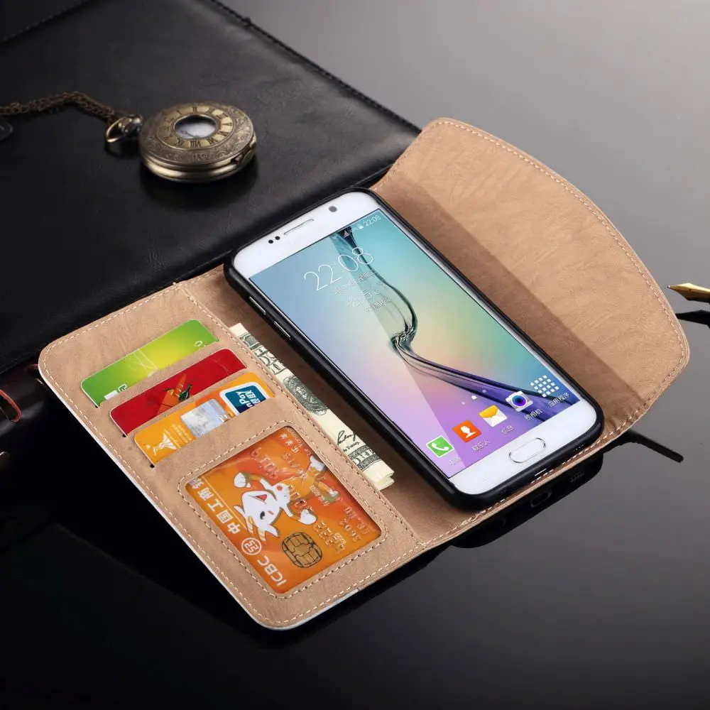 L-FADNUT роскошный элегантный блестящий кожаный чехол-кошелек для samsung Galaxy A3 A5 A7, чехол-книжка для телефона для женщин