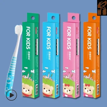 

Cartoon Separate Boxed Children Head Fine Slice Soft Bristle Baby huan ya qi Pure White Stains Teeth Brush 3-12 Years Old Wholes