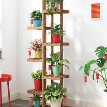 Твердая деревянная подставка для растений, Цветочная полка, Многоэтажный пол, цветочный горшок, стойка для внутреннего балкона, зеленая гостиная, простая деревянная полка для растений