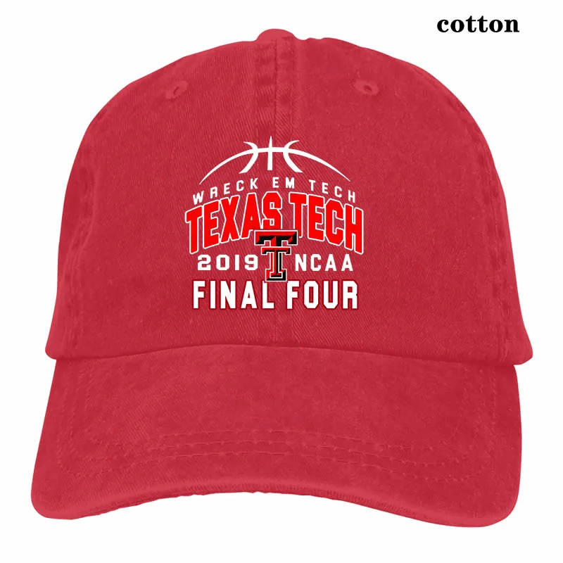 Final four texas tech бейсбольная кепка для мужчин и женщин, Кепка-Дальнобойщик, модная Регулируемая Кепка - Цвет: 3-Red