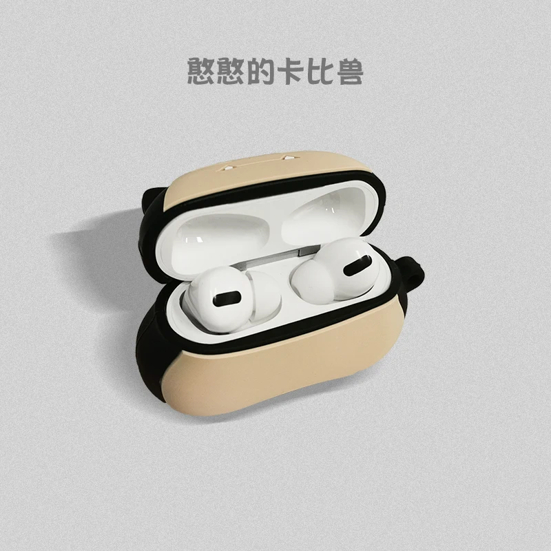 Чехлы для наушников с героями мультфильмов Snorlax Kabigon Elf Ball для Airpods Pro 3, Силиконовая защита, Bluetooth наушники, аксессуары