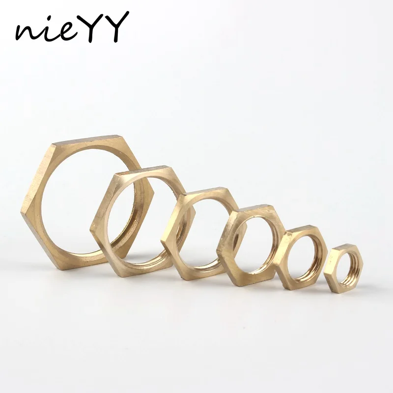 

5pcs High Quality Hexagonal Nuts Cap 1/8'' 1/4'' 3/8" 1/2" 3/4" 1" Female Thread Water Heating Fixed Caps Sealing Metal Fittings