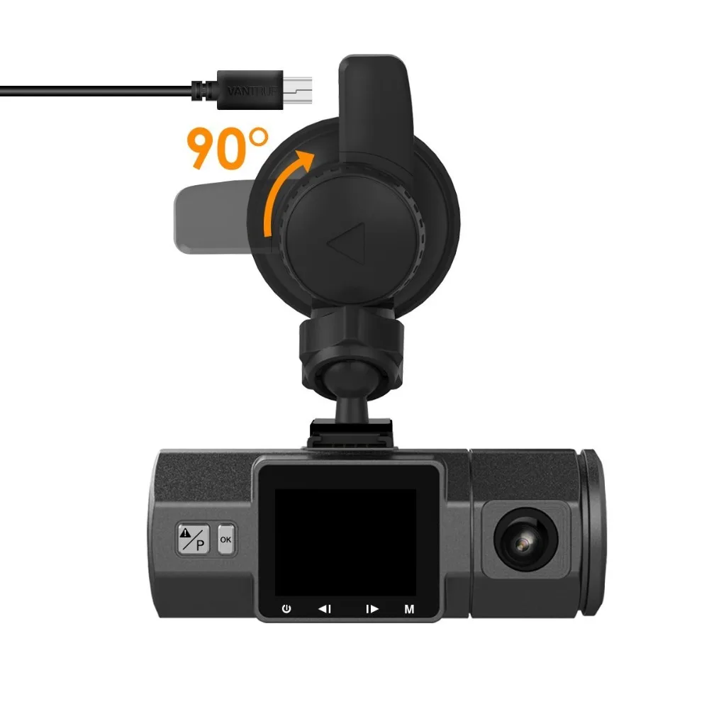 VANTRUE мини USB порт лобовое стекло автомобиля присоска крепление для N2 Pro/N2/T2/R3/X3