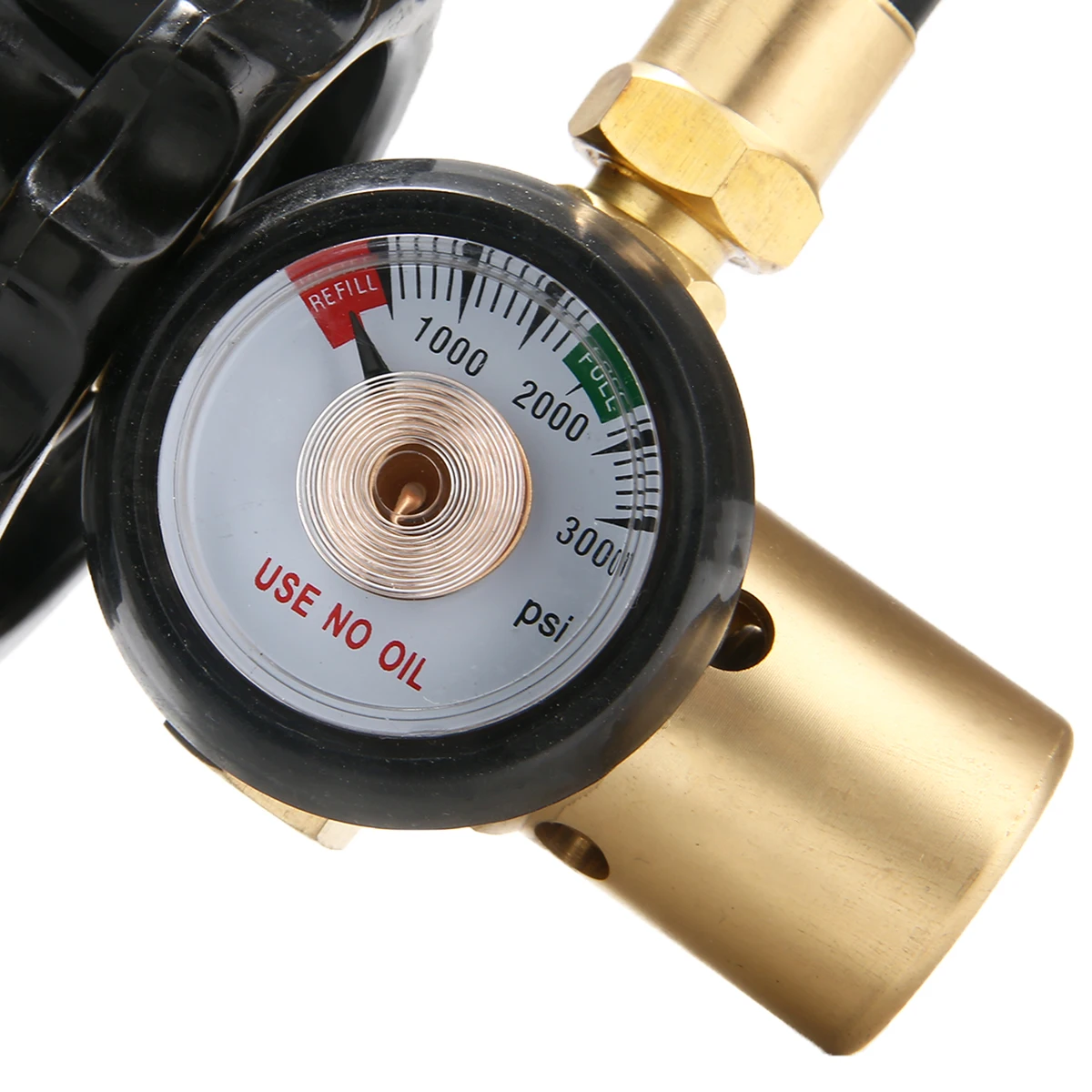 Helium Latex Balloon Air Inflator Regulator with Pressure Gauge for G5/8 Tank Valves 3000PSI Pressure Reducer