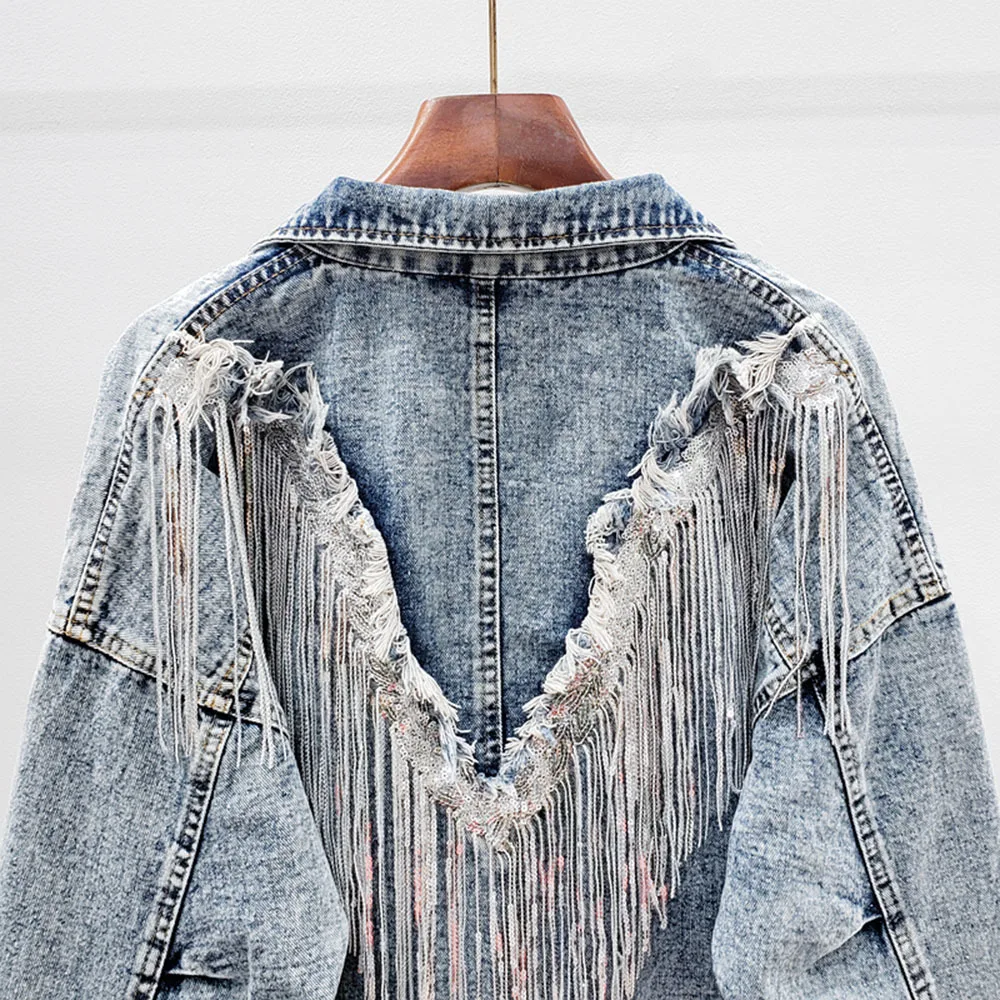 Fashion Cowboy Jacket Casual Chic Tops 