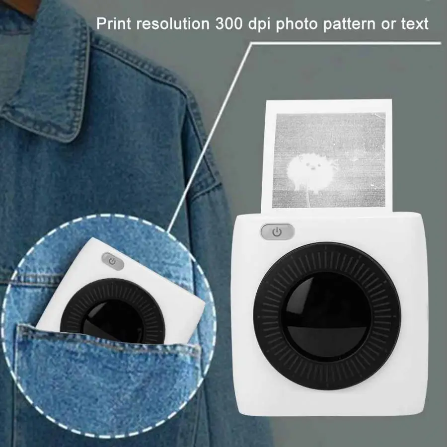 PAPERANG P2 карманный мини 57 мм портативный Bluetooth принтер Телефон фото беспроводное подключение HD термопринтер этикеток 1000 мАч батарея