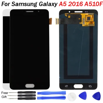 

AMOLED LCD for Samsung Galaxy A5 2016 Display A510M A510FD A5100 A510Y LCD Display Touch Screen Digitizer Assembly A510F LCD