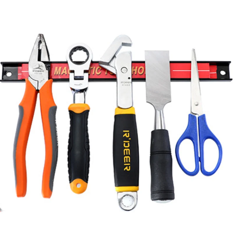 

12" Magnetic Tool Holder Rack Super Strong Metal Magnet Storage Tool Organizer Bar for Garage Workshop